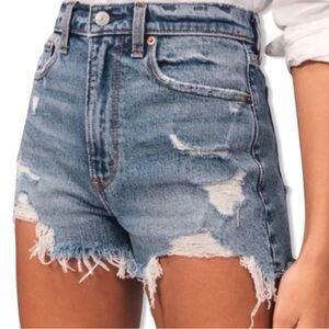 Abercrombie & Fitch Blue Jean Shorts
